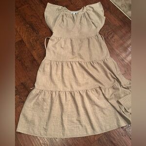 Emma & Michele Tan Midi Dress